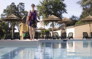 Photo de piscine sur le camping Château de l'Epervière en Bourgogne